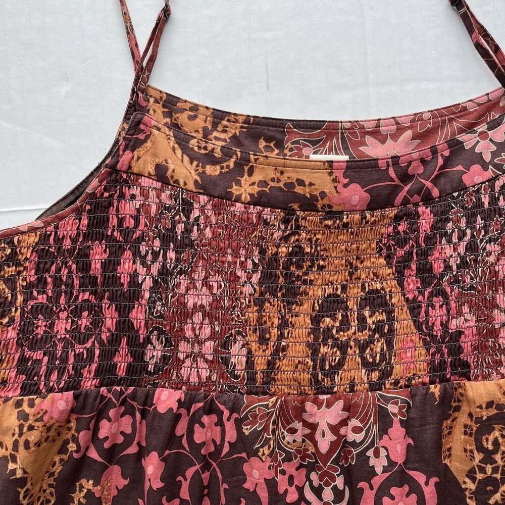 Sundance Maxi Dress Multi Tiered Flowy Womens Size 10 Boho Country (BROKEN ZIP) - Picture 7 of 10